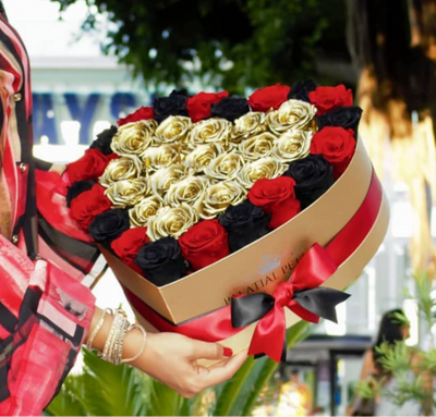 Graduation preserved rose bouquet gift