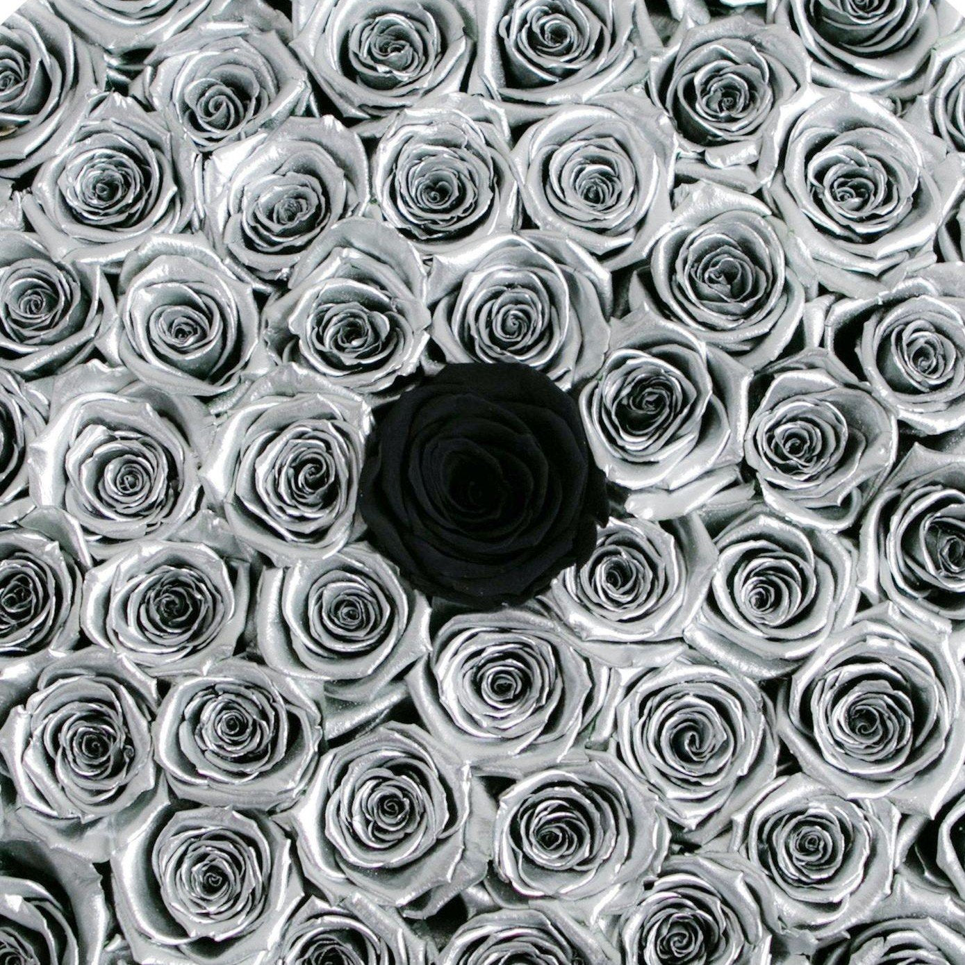 silver roses