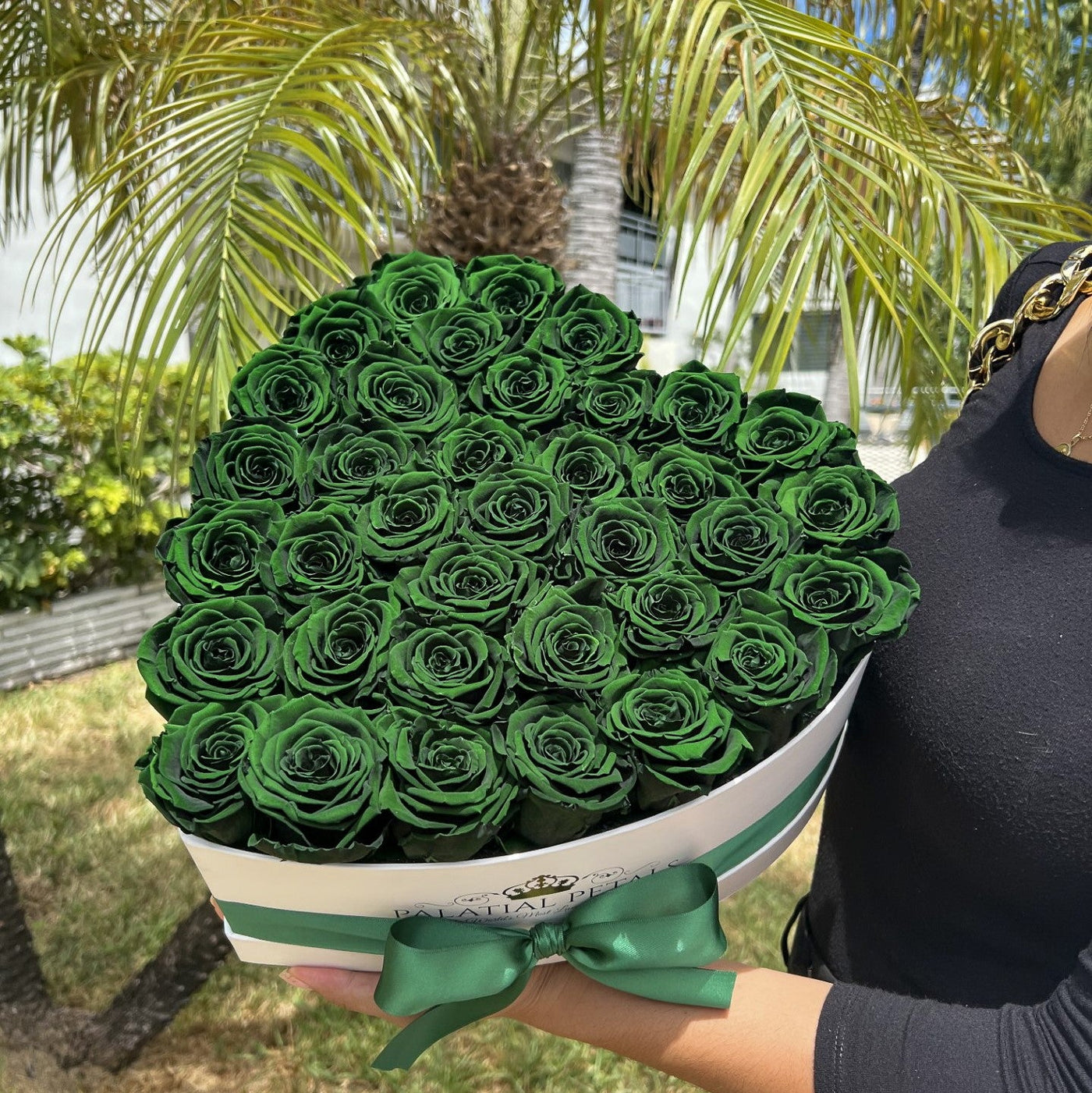 Luxury preserved rose box for flower delivery in Florida