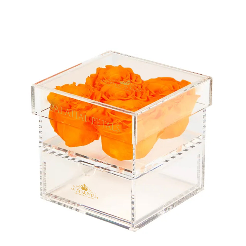 Hermes Orange Roses - Palatial Acrylic