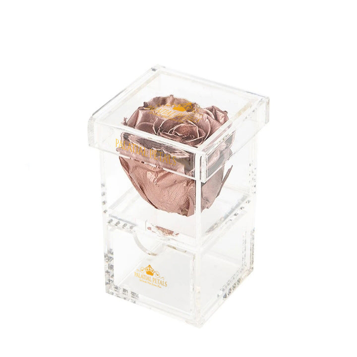 24k Gold Preserved Eternity Roses - Acrylic Box | Palatial Petals ...
