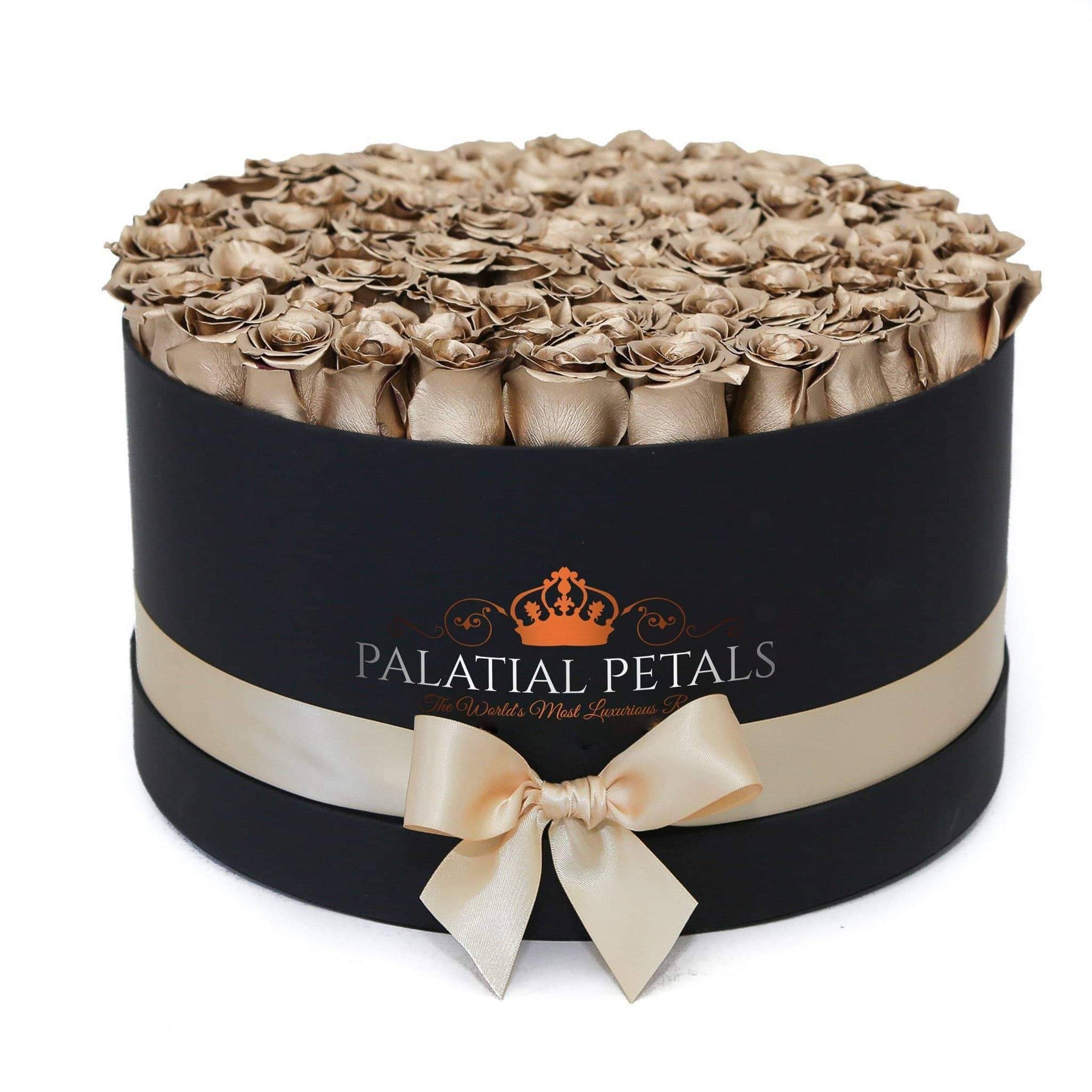 Gold Roses In A Box 24k Gold Roses That Last A Year - Deluxe Rose Box – Palatial Petals