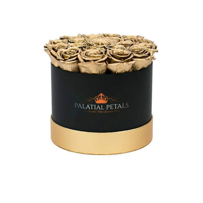 24k Gold Roses That Last A Year - Classic Rose Box