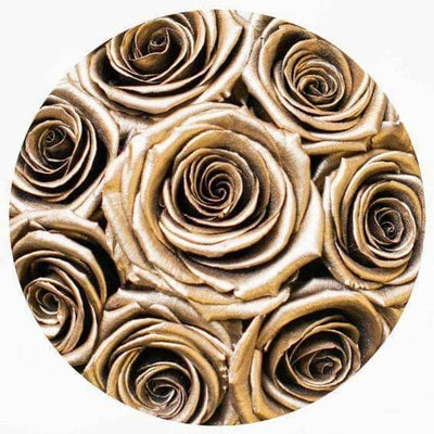 24k Gold Roses That Last A Year - Petite Rose Box