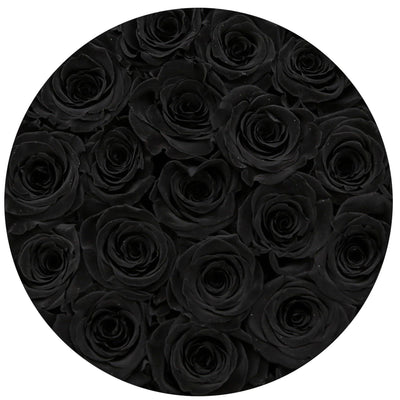 Black Roses That Last A Year - Classic Rose Box