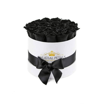 Black Roses That Last A Year - Classic Rose Box