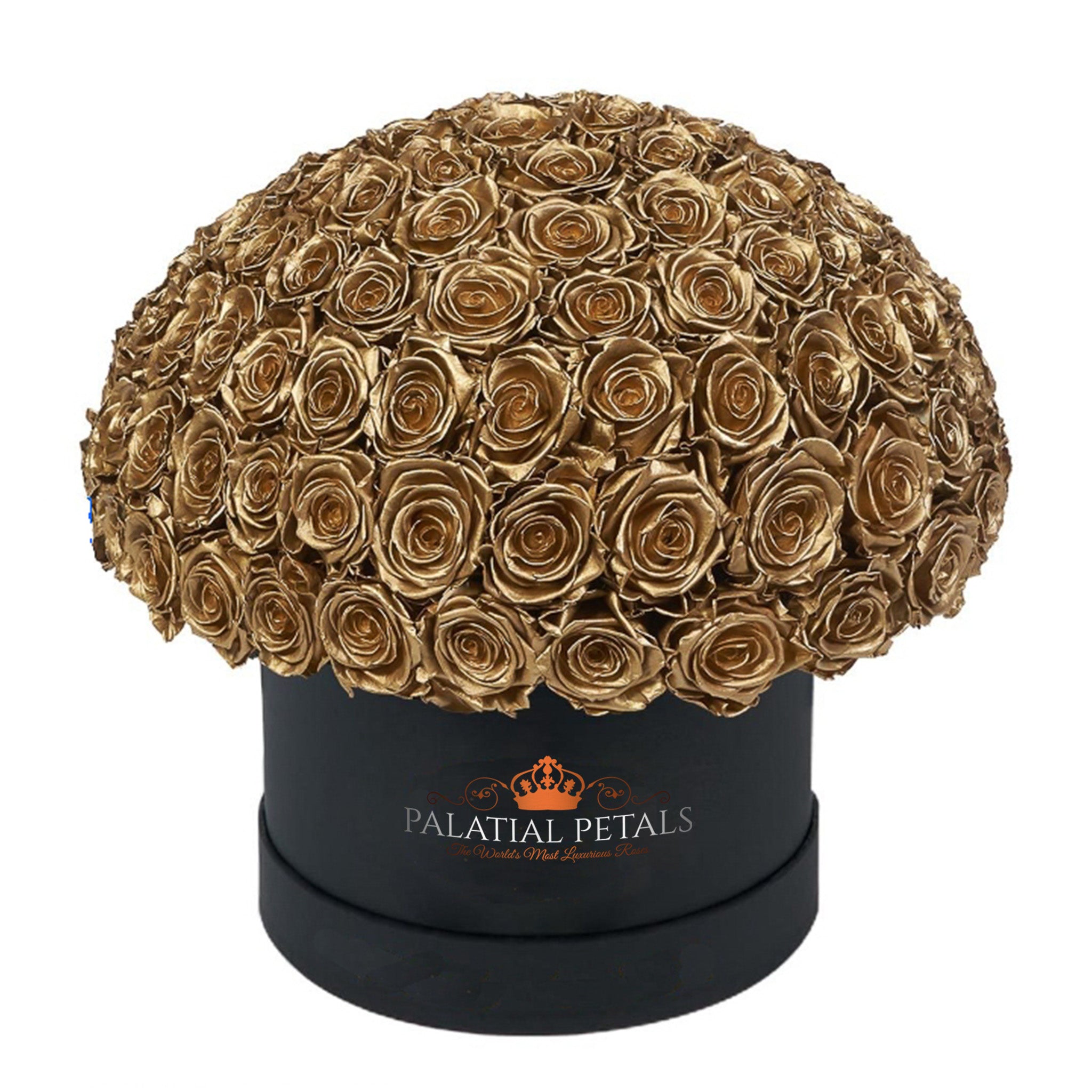24k Gold Roses That Last A Year - Grande 