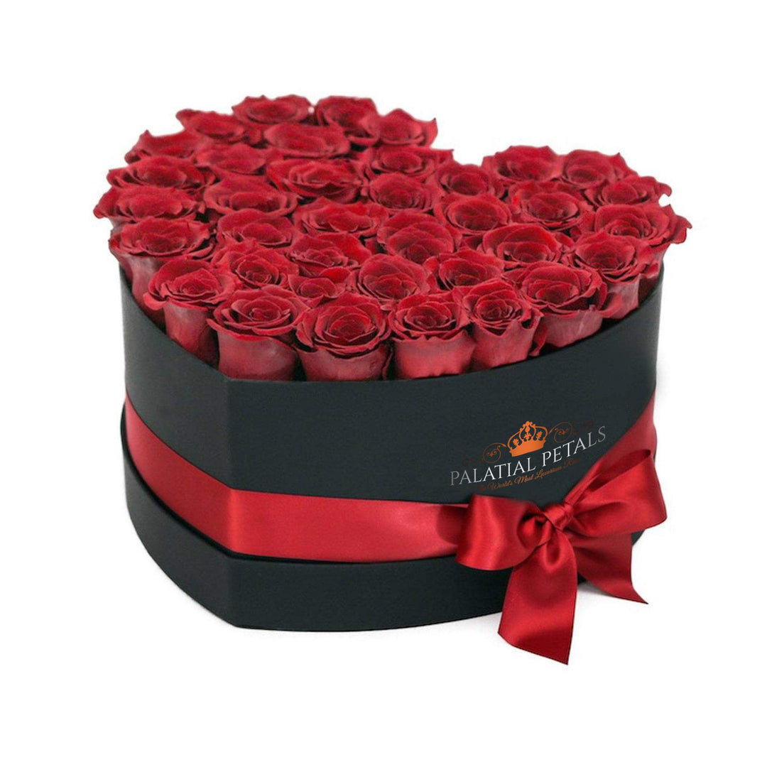 Love Heart Rose Boxes | Luxury Preserved Roses for Romantic Gifts