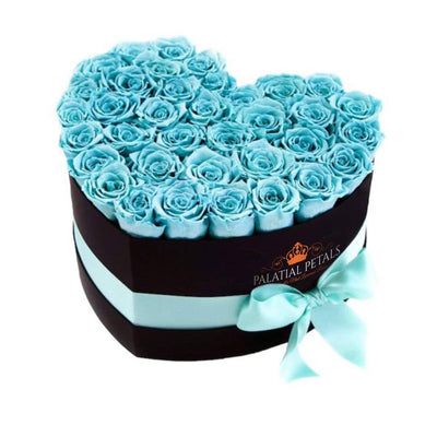 Tiffany Blue Roses - Love Heart