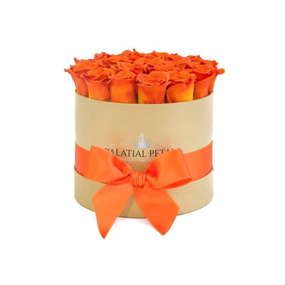Hermès Orange Roses That Last A Year - Classic Rose Box