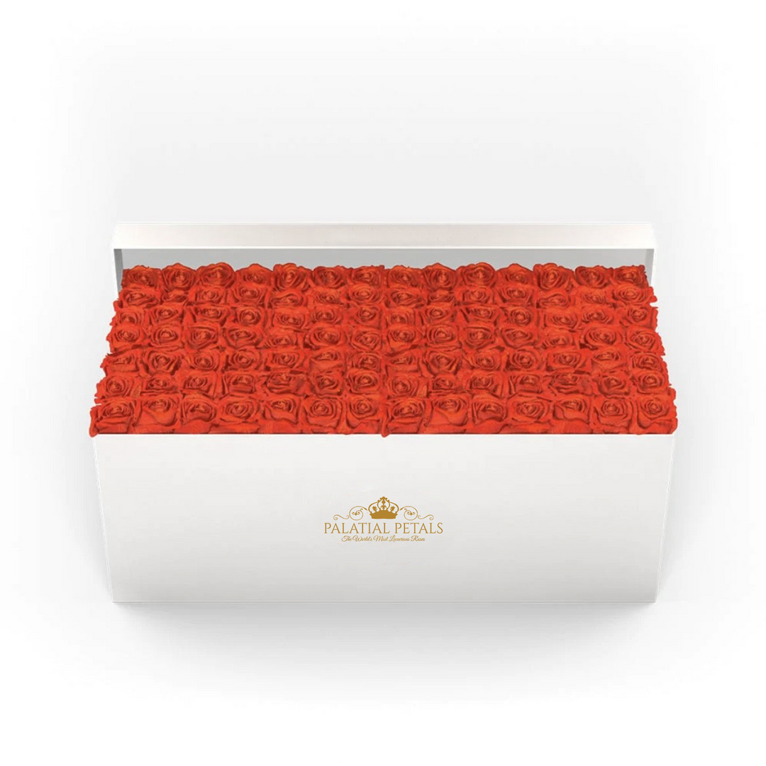 Le Duo | Luxury Preserved Roses in a Rectangle Keepsake Box