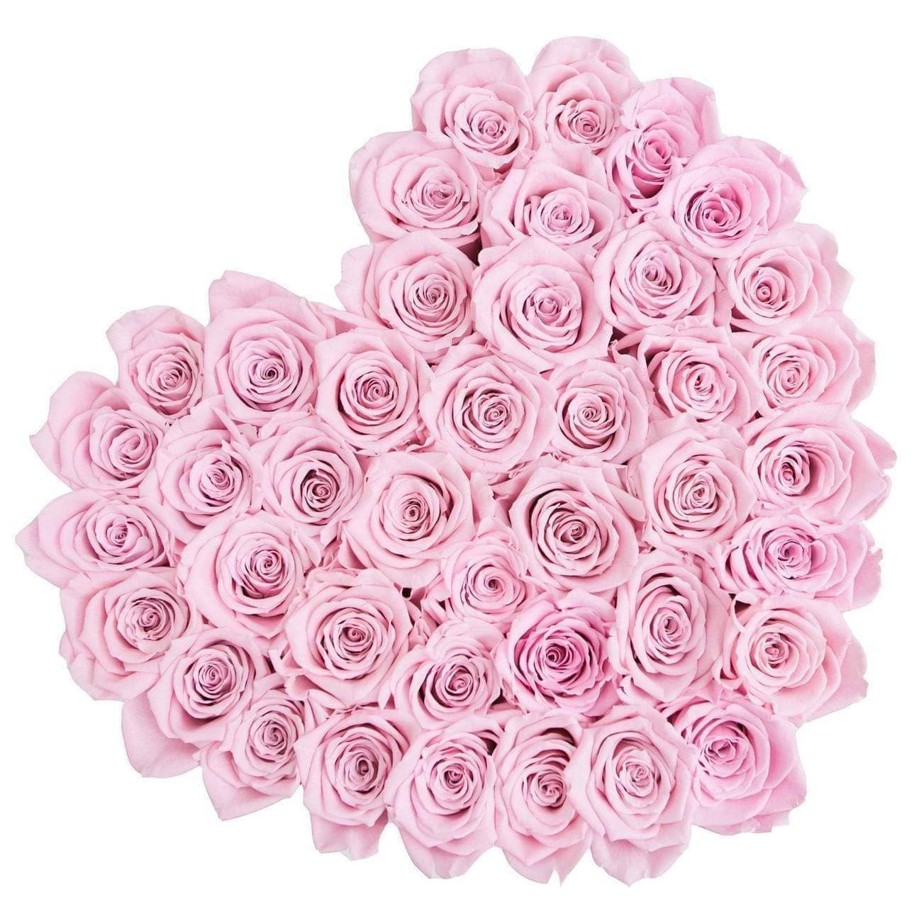 Pink Roses That Last A Year - Love Heart Rose Box