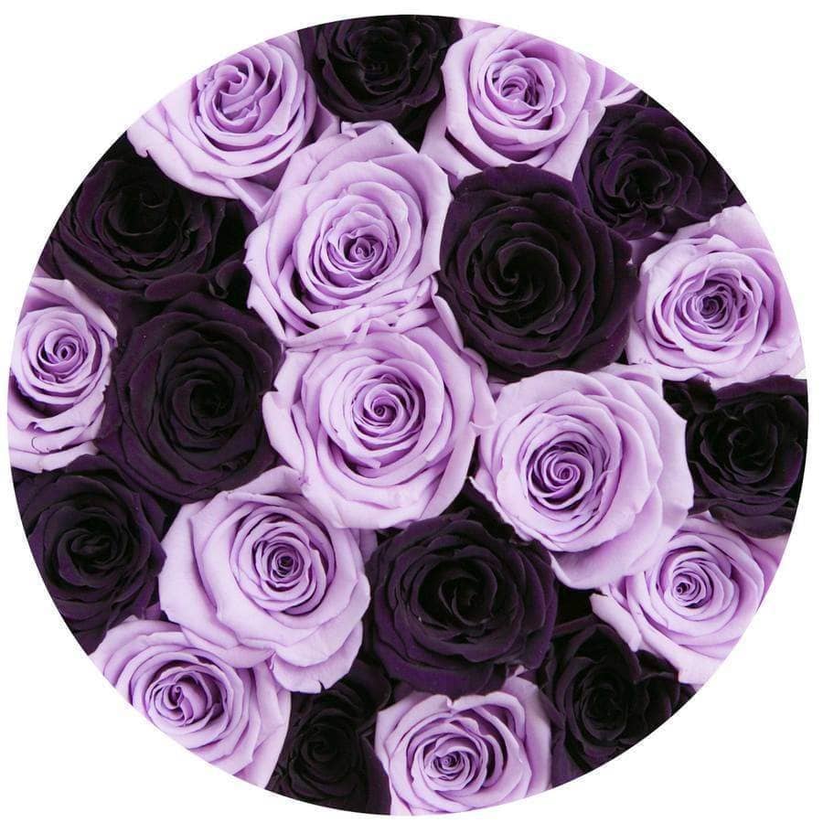 Purple & Lavender Roses That Last A Year - Classic Rose Box