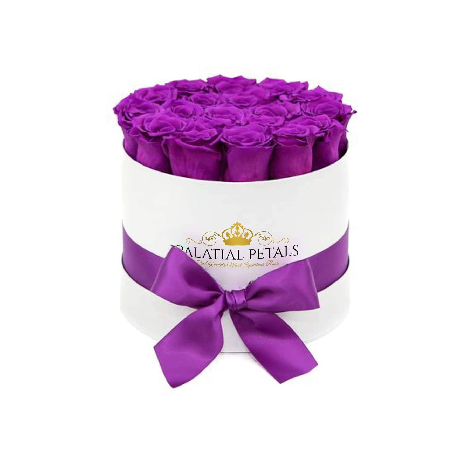 At Last Roses Purple Purple Roses That Last A Year - Classic Rose Box – Palatial Petals