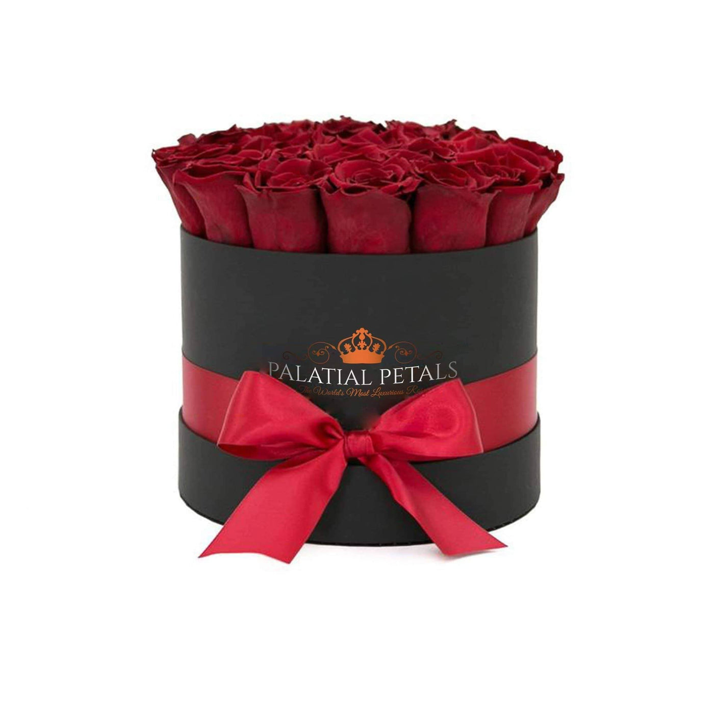 Louboutin Red & Black Roses That Last A Year - Custom Rose Box – Palatial  Petals
