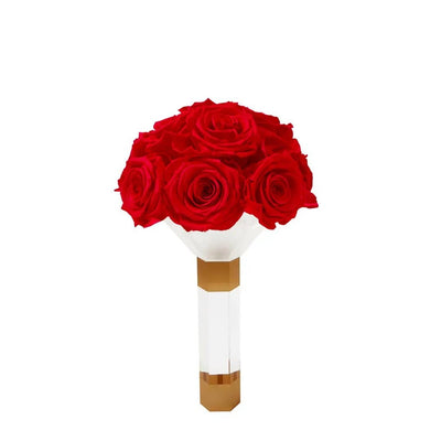 Red Luxury Eternity Rose Bridesmaid Bouquet