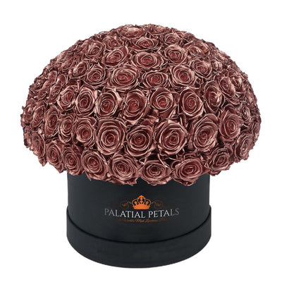 Rose Gold Roses That Last A Year - Grande "Crown"