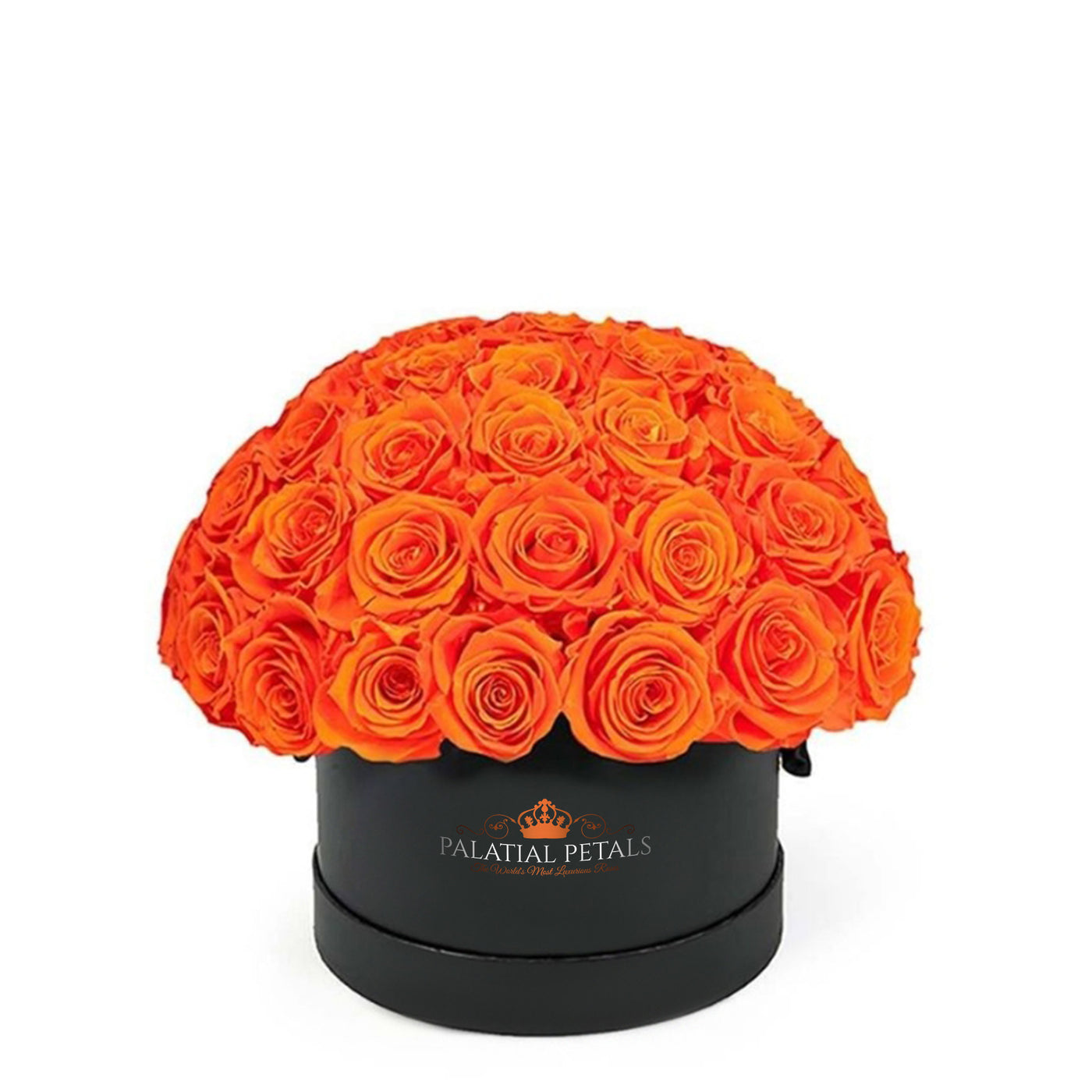 Hermès Orange Roses That Last A Year - Classic "Crown"