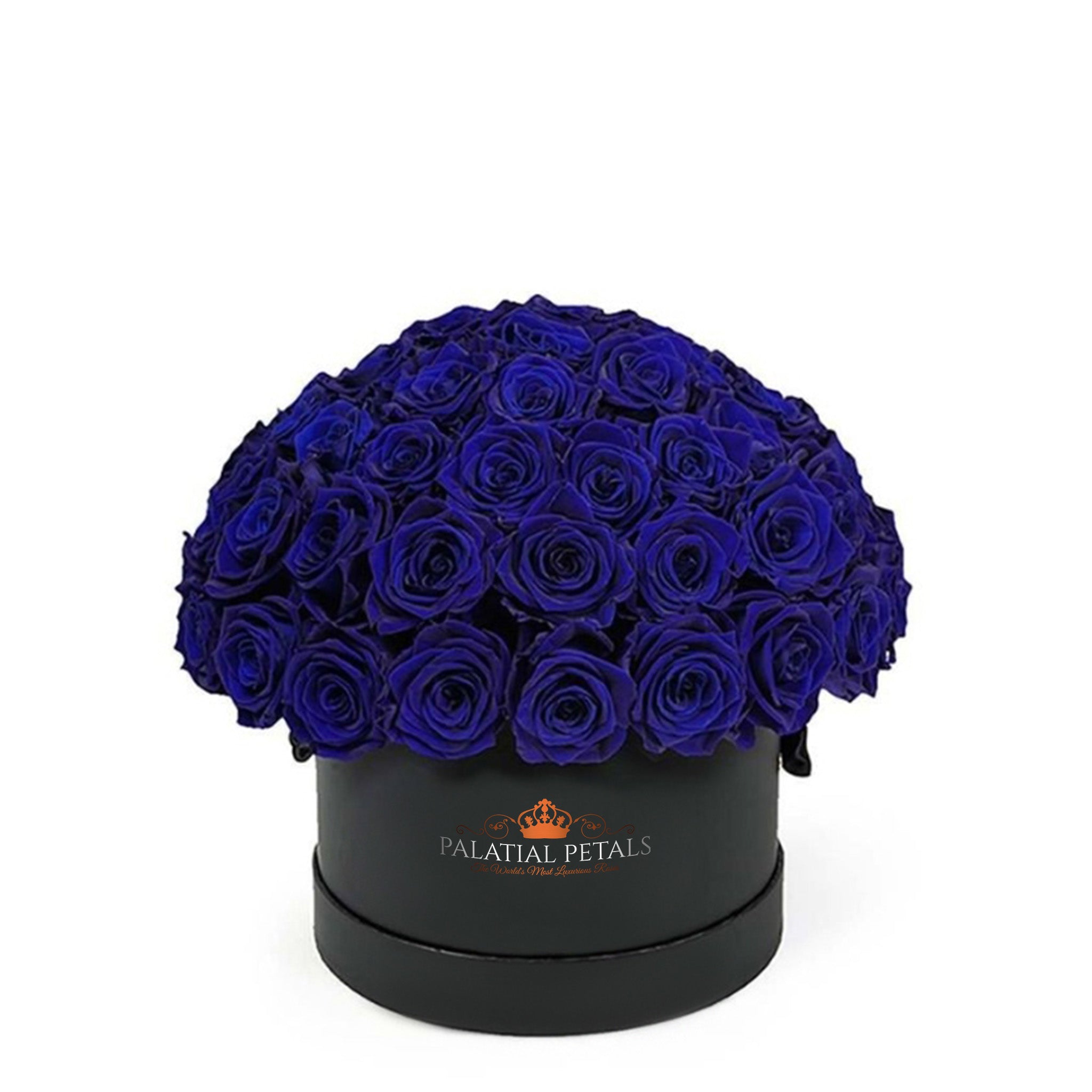 Royal Blue Roses That Last A Year - Classic 