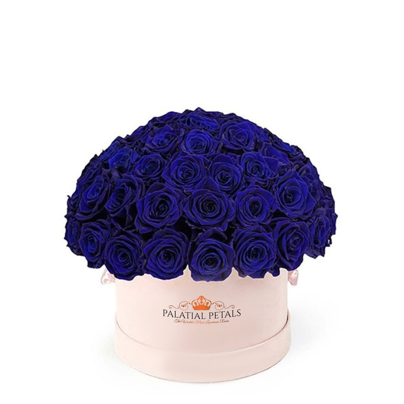 Royal Blue Roses That Last A Year - Classic "Crown"