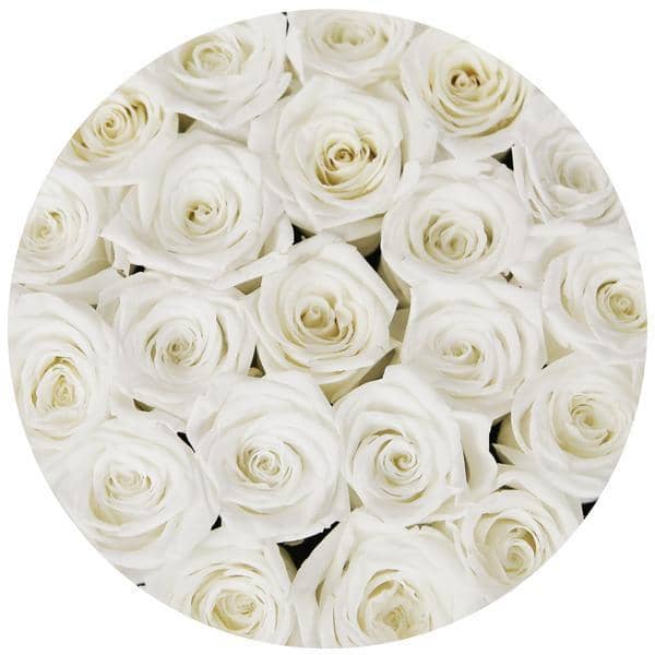 White Roses That Last A Year - Classic Rose Box