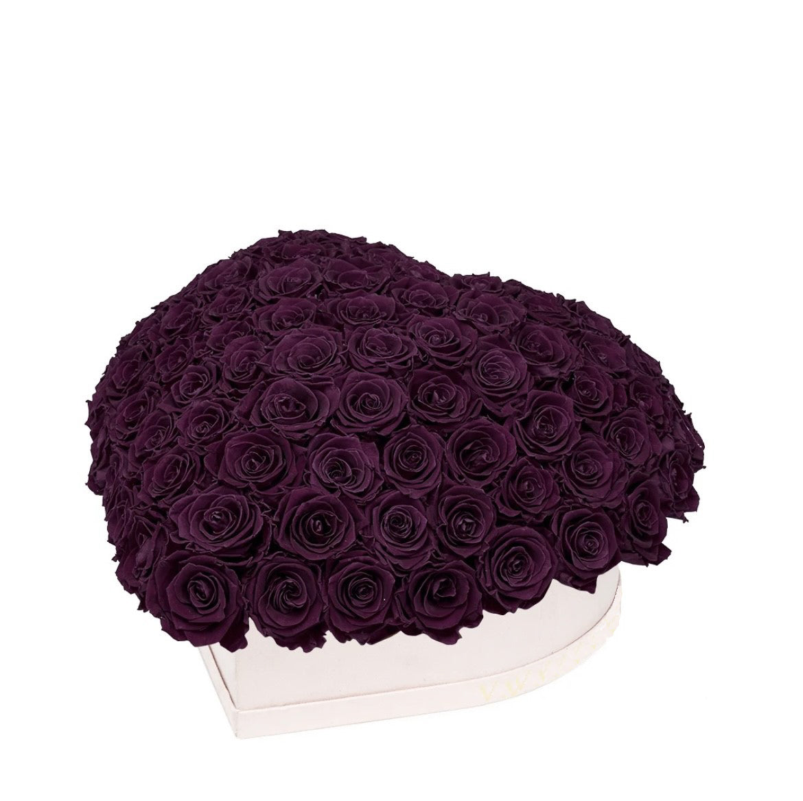 Purple Roses - Love Heart "Crown"