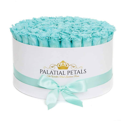 Tiffany Blue Roses - Deluxe