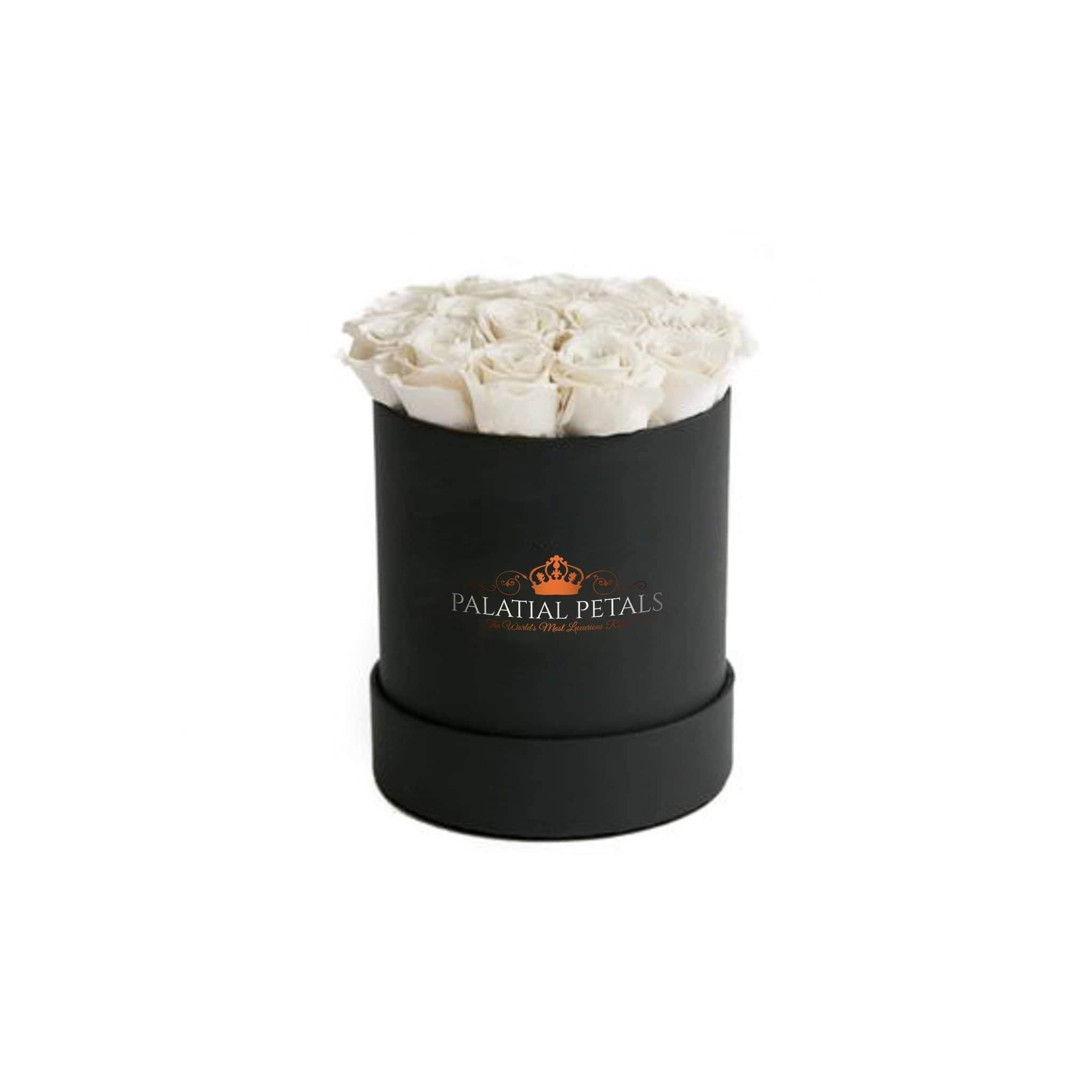 White Preserved Roses That Last A Year - Petite Rose Box – Palatial Petals