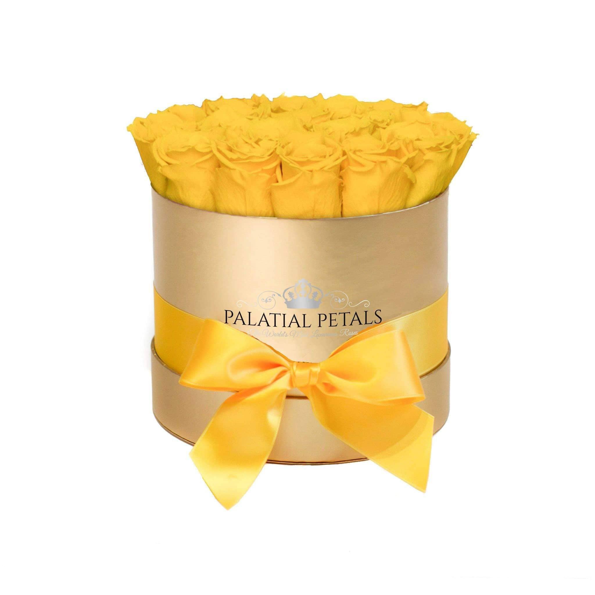 Yellow Roses That Last A Year - Classic Rose Box – Palatial Petals