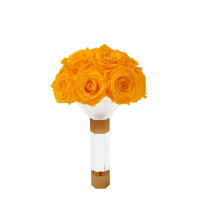 Yellow Luxury Eternity Bridesmaid Bouquet